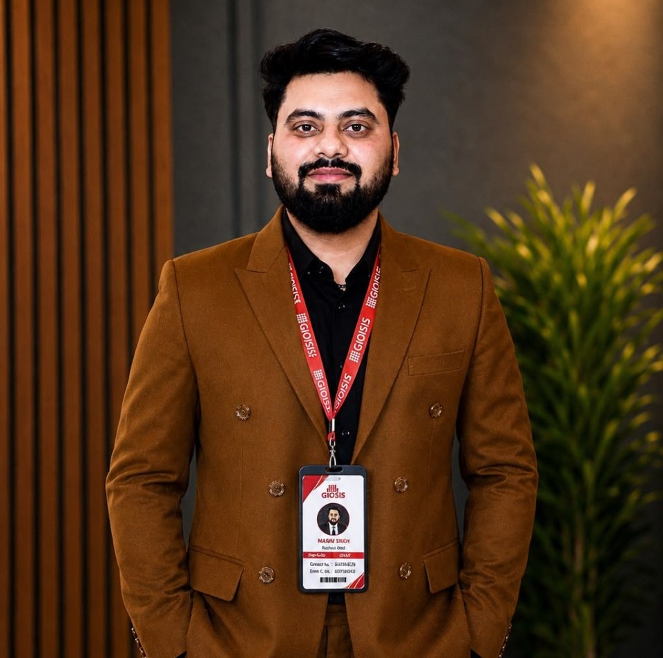 Manav Singh Business Head Giosis Construction Pvt Ltd